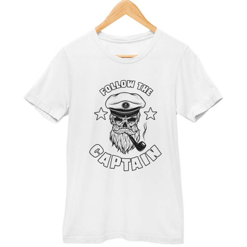 971 Follow The Skull Captain  T-shirt  Moderaw  